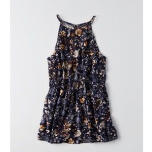 American Eagle Floral High Neck Tank